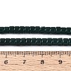 Opaque Solid Color Glass Beads Strands GLAA-N026-2x4mm-10-4