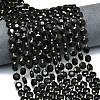 Natural Black Obsidian Beads Strands G-C116-A48-02-1