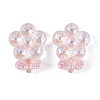 Transparent Epoxy Resin Flower Decoden Cabochons CRES-M034-06A-1