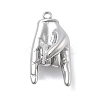 304 Stainless Steel Pendants STAS-Z121-29P-1