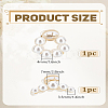 2Pcs 2 Styles Resin Claw Hair Clip for Girls Women PHAR-LP0001-14-2