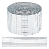 Glitter Resin Hotfix Rhinestone(Hot Melt Adhesive On The Back) OCOR-WH0058-32I-6