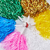 12Pcs 6 Styles Plastic Cheerleading Pom Poms Cheerleading Hand Flowers AJEW-CN0002-99-4