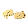 Ion Plating(IP) 304 Stainless Steel Charms STAS-J042-25G-2