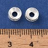 Rack Plating Brass Pave Clear Cubic Zirconia Spacer Beads KK-M285-15S-3