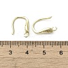 Brass Micro Pave Cubic Zirconia Earring Hooks KK-C048-14G-G-3