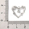 Ion Plating(IP) Brass Micro Pave Cubic Zirconia Pendants KK-U042-03P-3