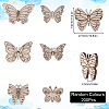200Pcs Laser Cut Wood Shapes WOOD-SC0001-75-2