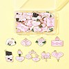 36Pcs 9 Styles Valentine's Day Theme Alloy Enamel Pendants ENAM-FS0002-52-7