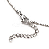 Non-Tarnish 304 Stainless Steel Ball Chain Necklaces LS-X-NJEW-JN02912-02-3