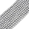 Electroplated Shell Pearl Beads Strands BSHE-H113-06A-08-1