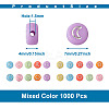 Opaque Acrylic Beads MACR-CW0001-06-8
