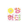 4Pcs 4 Styles PET Out Drawing Painting Stencils DIY-WH0416-0019-8