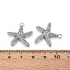 Tibetan Style Alloy Pendants TIBEP-T054-09AS-3