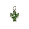 Brass Enamel Pendants KK-P339-22P-02-1