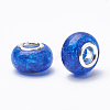 Crackle Resin European Beads RPDL-S012-B02-1