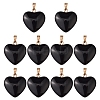 Spray Painted Glass Pendants GLAA-YW0001-99-1