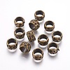 Rondelle Tibetan Style Alloy Beads MLF10982Y-NF-2