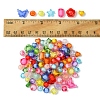 15 Styles Transparent Acrylic Beads TACR-FS0001-49-5
