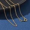 1/20 14K Gold Filled Rolo Chain Necklaces for Women Men NJEW-Z068-09G-1