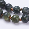 Natural Chinese Southern Jade Beaded Necklaces NJEW-P202-36-B07-2
