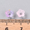 Frosted Transparent Acrylic Beads X-OACR-N137-72C-4
