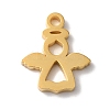 PVD Vacuum Plating 304 Stainless Steel Charms STAS-L081-025G-1
