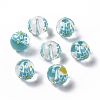 Transparent Glass Beads LAMP-B021-03A-01-1