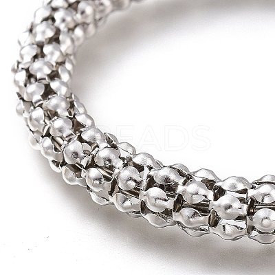 201 Stainless Steel Mesh Bracelets BJEW-M284-08-1-1