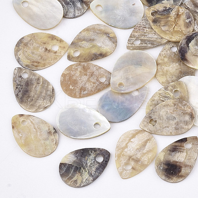 Natural Akoya Shell Charms SHEL-T012-40-1