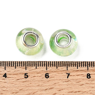 Drawbench Resin European Large Hole Beads DACR-S011-06-1