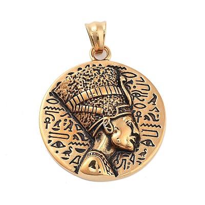 304 Stainless Steel Pendants STAS-S143-05B-1