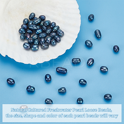 50Pcs Large Hole Pearl Beads PEAR-PH0001-19-1