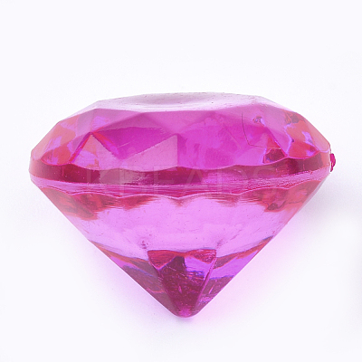 Transparent Acrylic Beads TACR-S149-08-1