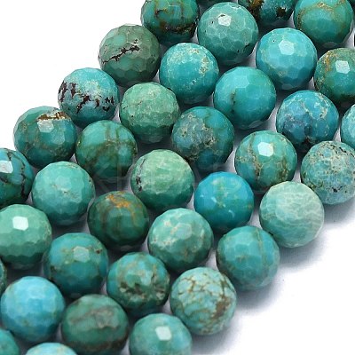 Natural HuBei Turquoise Beads Strands G-G106-C12-07-1