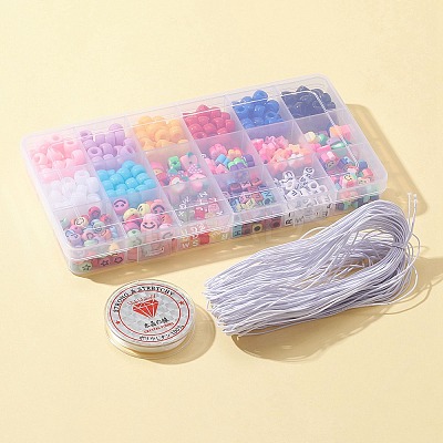 DIY Candy Color Bracelet Making Kit DIY-FS0003-47-1