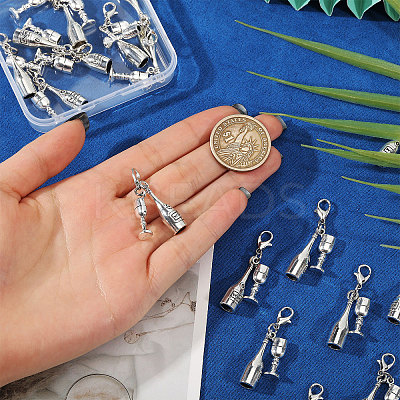 20Pcs Alloy Pendant Decorations HJEW-PH02484-1