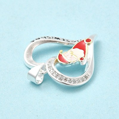 Christmas Brass Crystal Rhinestone Pendants RB-P036-01S-1