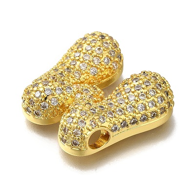 Brass with Cubic Zirconia Pendants KK-Q818-02M-G-1