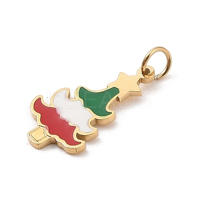 Christmas Theme 304 Stainless Steel Pendants STAS-F305-03-1