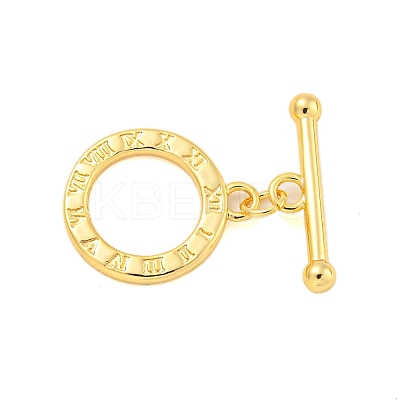 Brass Toggle Clasps KK-A223-20G-1