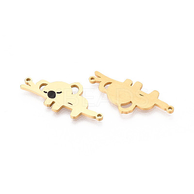 304 Stainless Steel Connector Charms STAS-T070-12G-1
