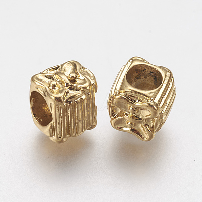 Ion Plating(IP) 304 Stainless Steel European Beads STAS-J022-136G-1