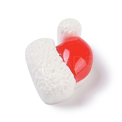 Opaque Christmas Theme Resin Cabochons RESI-H162-06I-1