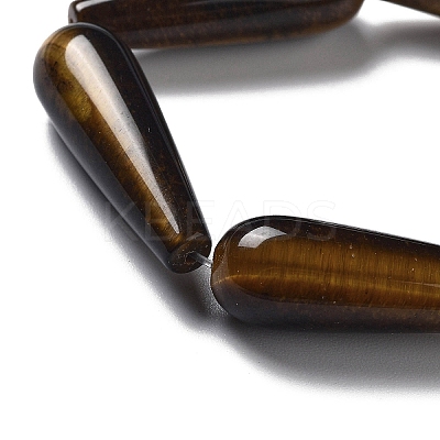 Natural Tiger Eye Beads Strands G-P528-H14-01-1