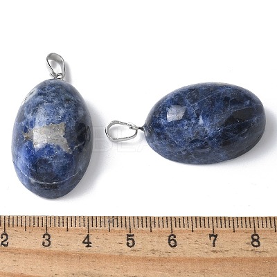 Natural Sodalite Pendants G-A259-03P-02-1