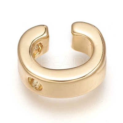 Brass Charms X-ZIRC-I037-01C-G-1