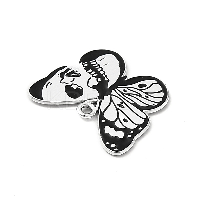 Halloween Alloy Enamel Pendants ENAM-I053-C03-1