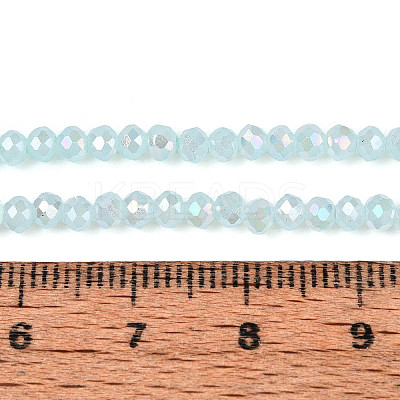 Baking Electroplate Glass Beads Strands LS-DGLA-A039-J2mm-B26-1