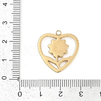 304 Stainless Steel Pendants STAS-I325-115C-G-1